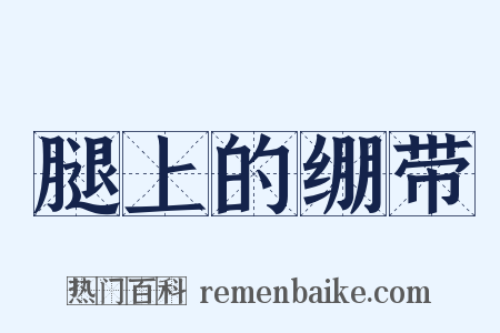 腿上的绷带是什么意思的图片